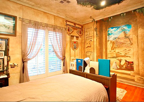 спальня в египетском стиле