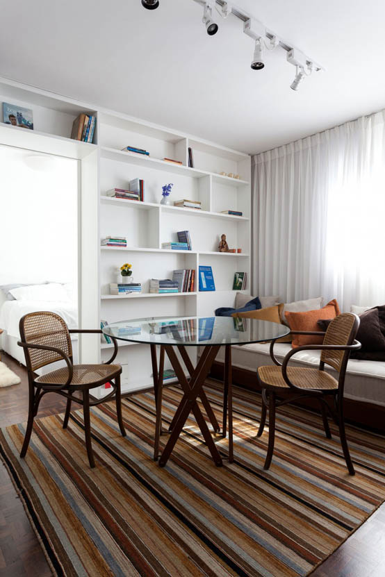 Água Verde: квартира экс-балерины в Бразилии (30 кв. м)