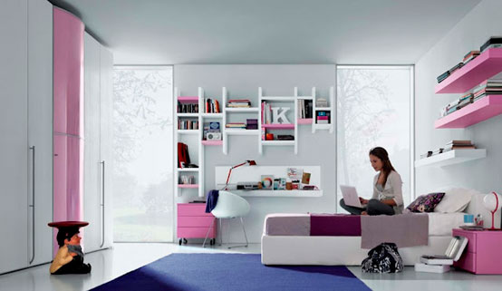 Дизайн комнаты для девушки в современном стиле