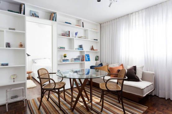 Água Verde: квартира экс-балерины в Бразилии (30 кв. м)