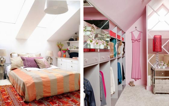 Интерьер мансарды в частном доме Интерьер мансарды в частном доме