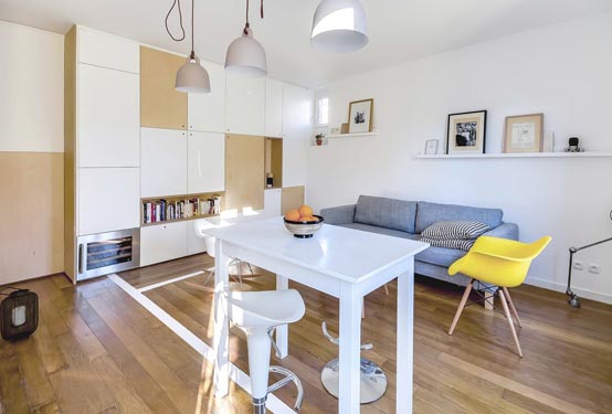 Интерьер квартиры для двоих от дизайнера Richard Guilbault