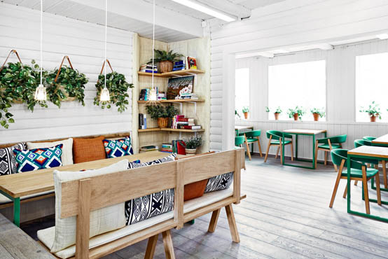 Слияние культур в интерьере норвежского ресторана