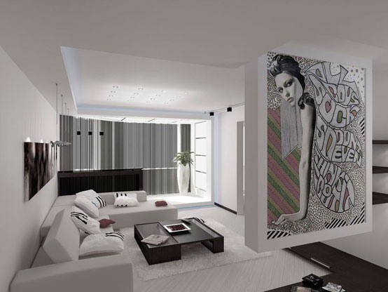 Интерьер комнаты для девушки в современном стиле