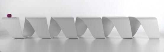 Необычная скамья от Leonardo Rossano: креативность и комфорт