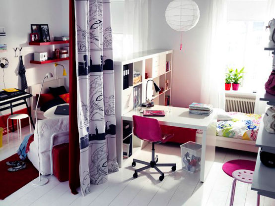 Оформление интерьера комнаты для девушки в современном стиле