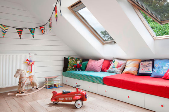Детская комната на мансарде
