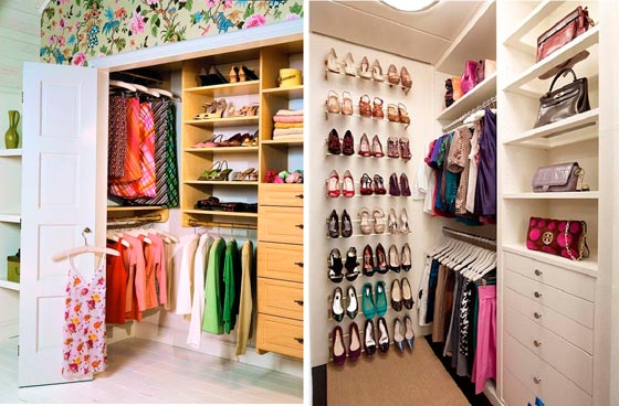 дизайн проект маленькой гардеробной