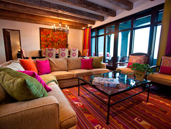 Интерьер в мексиканском стиле: любителям контрастов