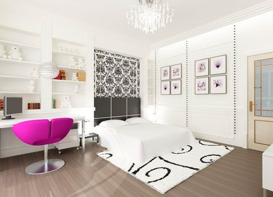 Комната для девушки в современном стиле