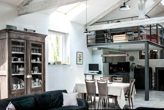 Современный лофт в Андузе, Франция