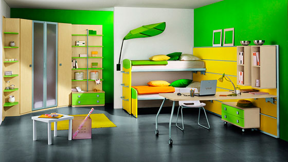 интерьеры детских комнат для двоих девочек