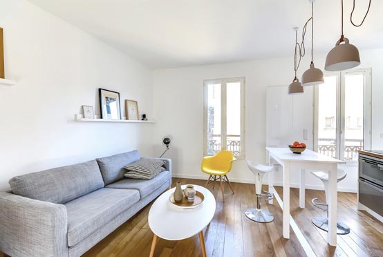 Интерьер квартиры для двоих от дизайнера Richard Guilbault