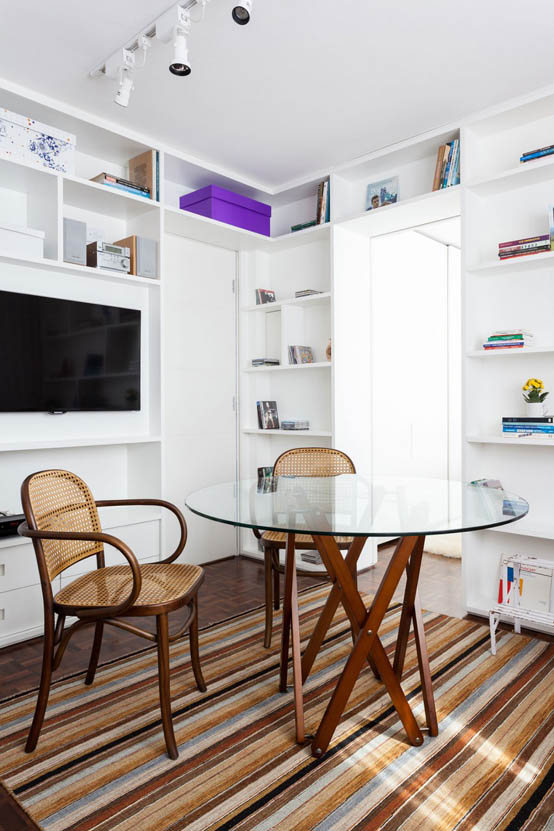 Água Verde: квартира экс-балерины в Бразилии (30 кв. м)