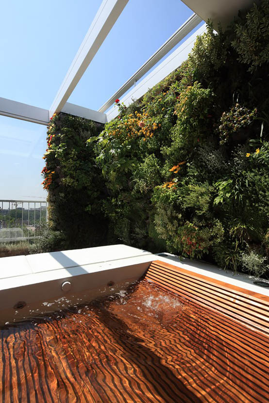 Апартаменты в Милане с дивным вертикальным садом