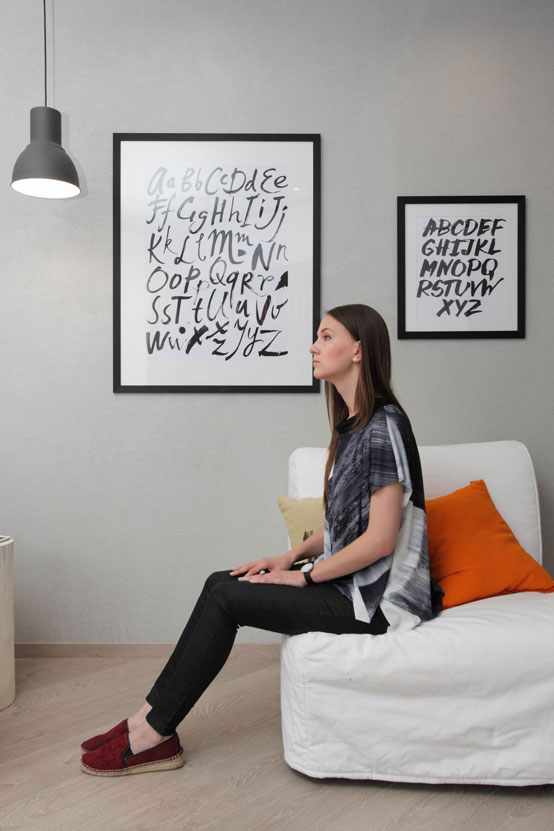 Квартира в стиле лофт (47 кв. м)