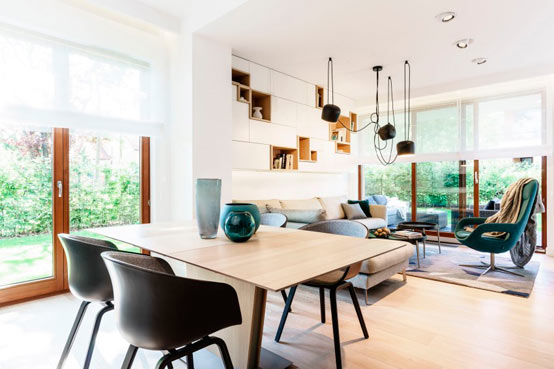 Апартаменты в Гдыне: заманчивые цветовые контрасты