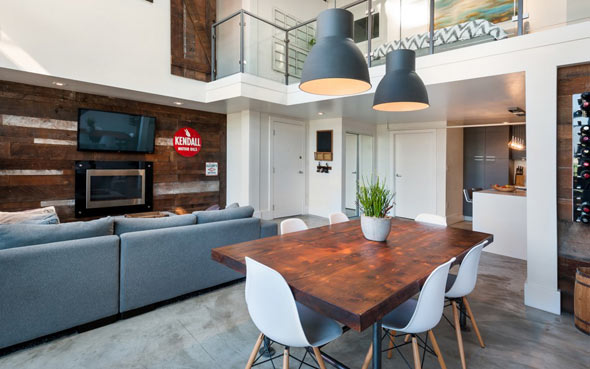 Двухэтажный лофт в Ванкувере