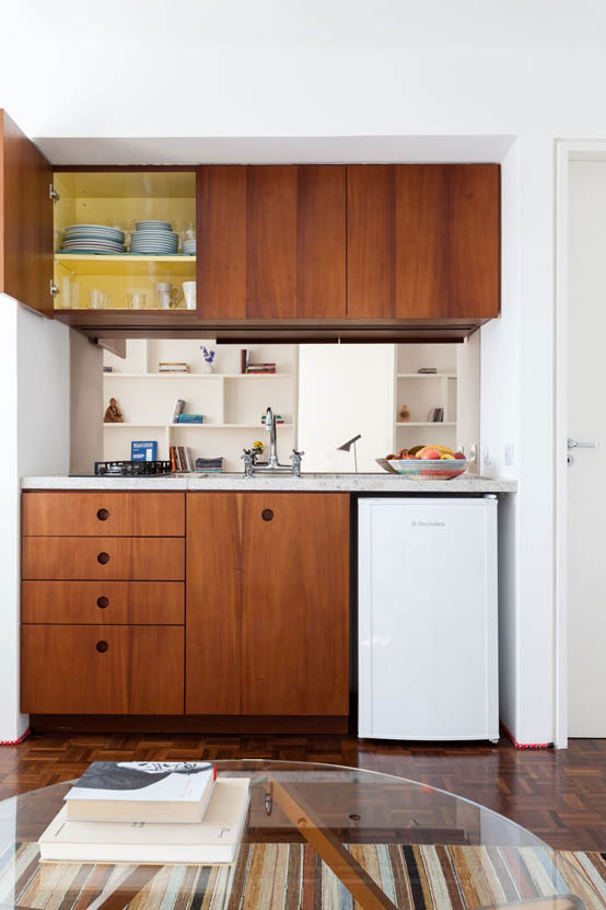 Água Verde: квартира экс-балерины в Бразилии (30 кв. м)