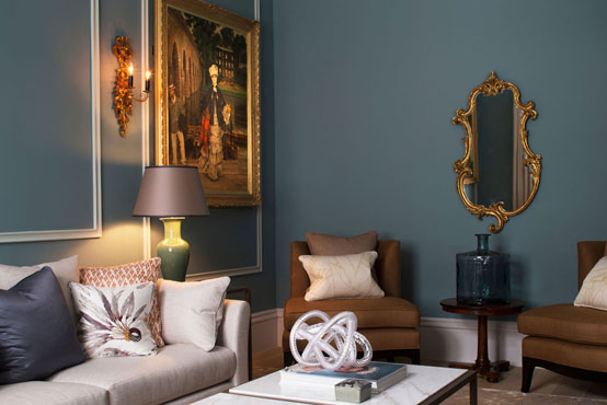 Богатый интерьер квартиры в Лондоне